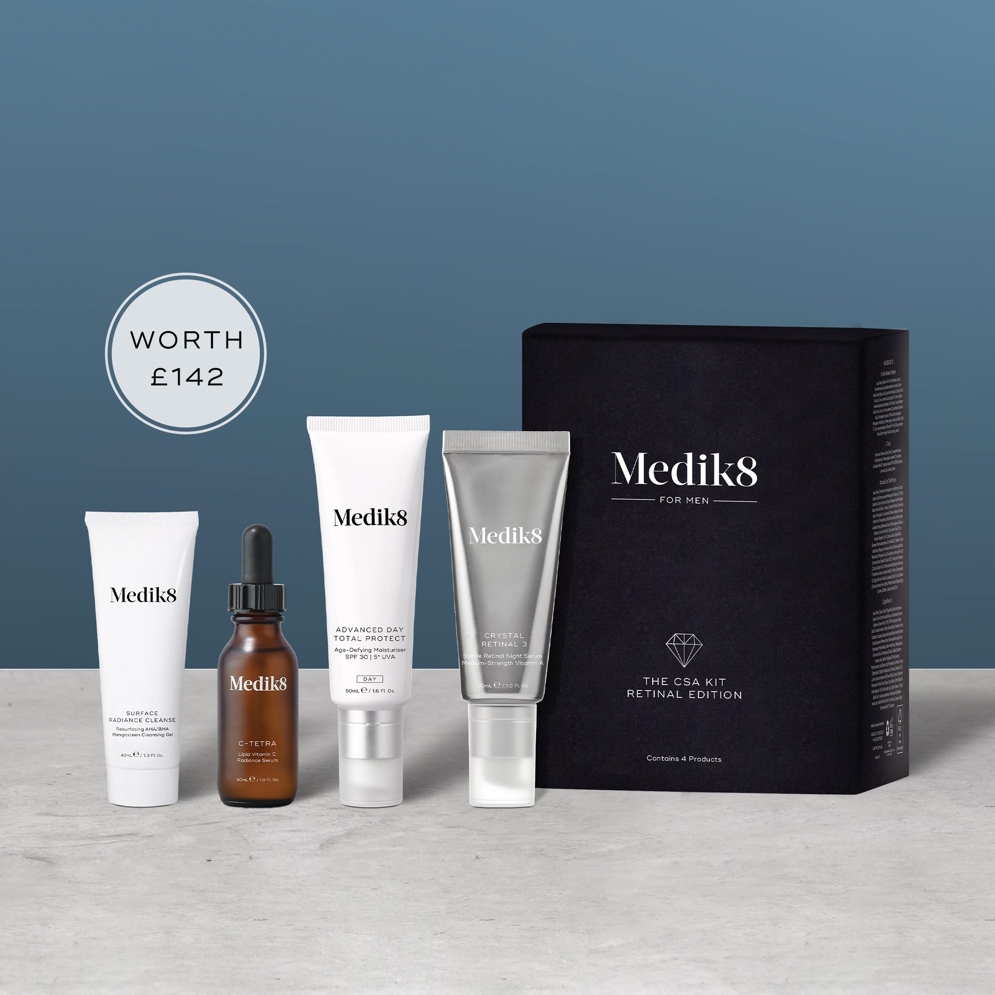 The CSA Kit Retinal Edition for Men - Medik8 NL